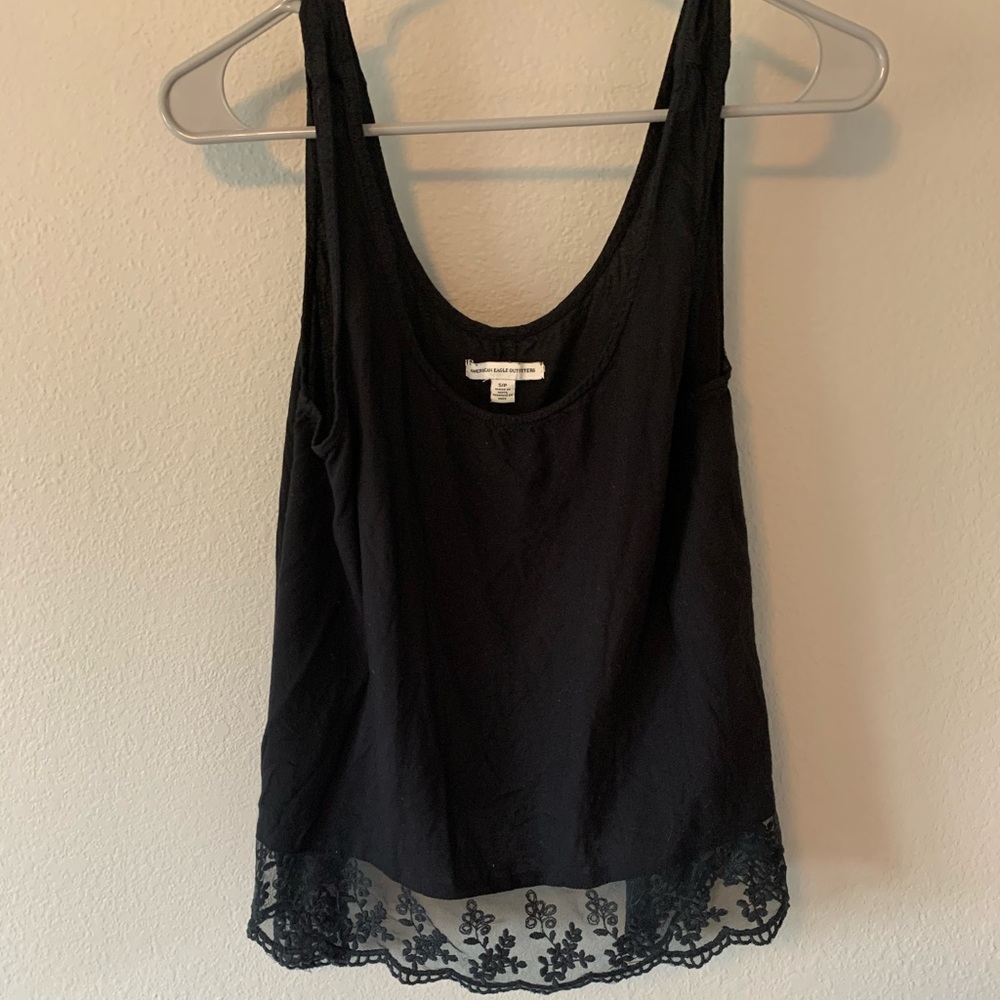 American Eagle Black tank